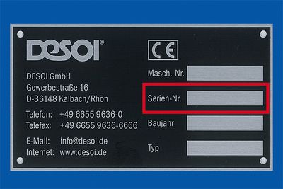 Set of tools  DESOI PowerInject SP11